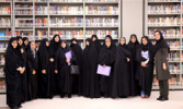 بازدید کتابداران جامعهالزهرا و کتابخانه آیتالله بروجردی قم از کتابخانه مرکزی دانشگاه علامه